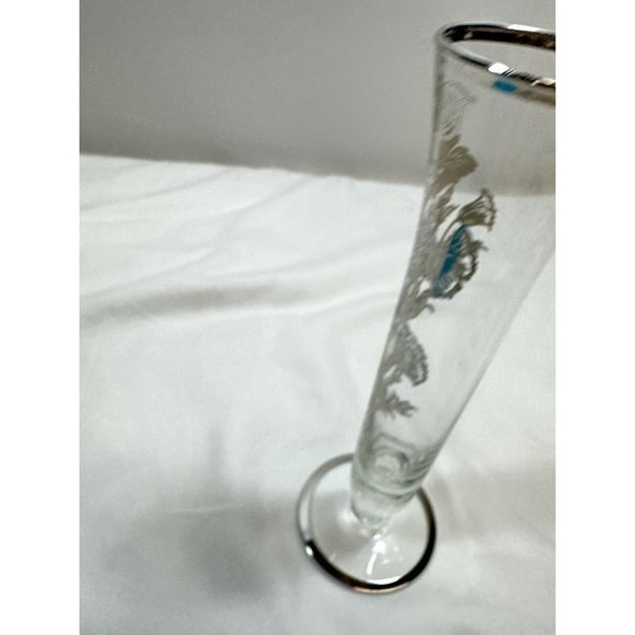Vintage‎ Flanders Bud Vase W/Poppy Sterling Silver Overlay. - Picture 2 of 14